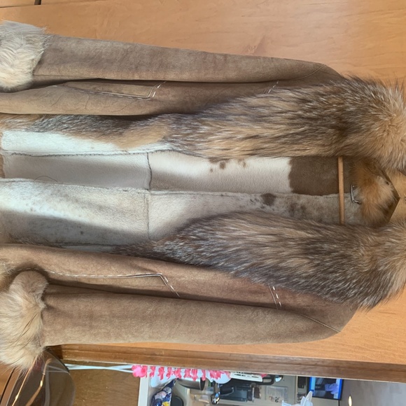 Sheepskin coat /suede - Picture 14 of 16